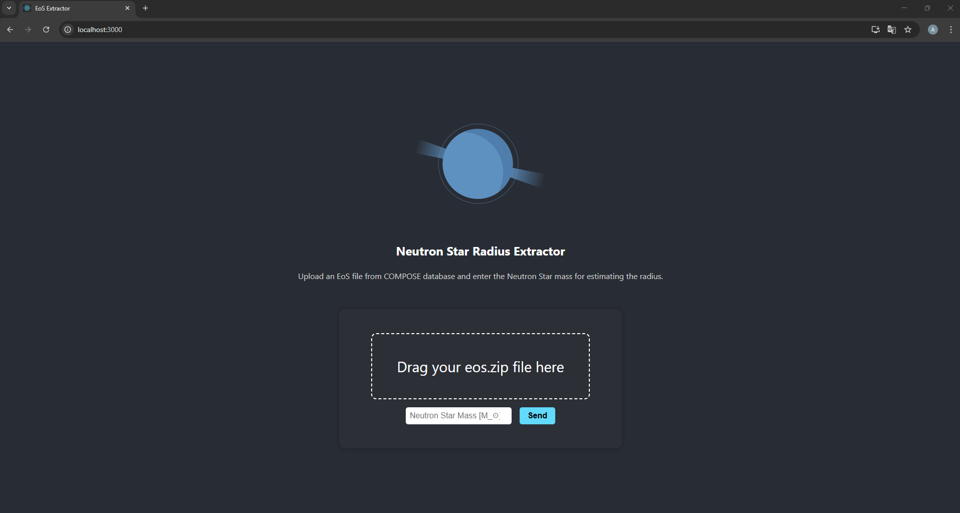 Image of the interface